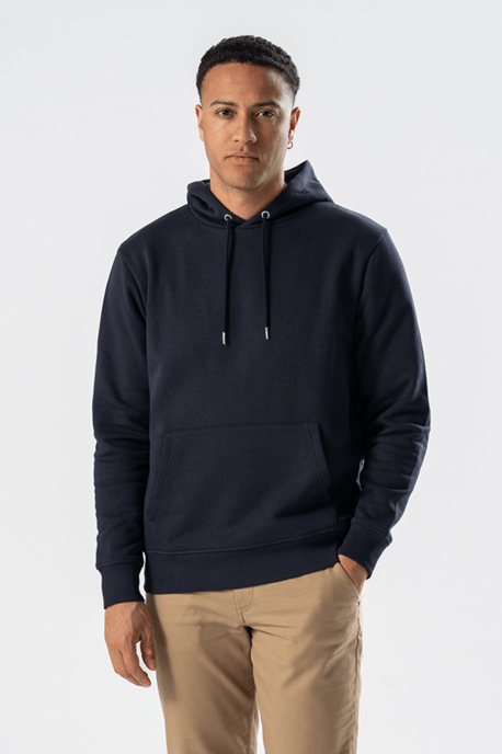 Sweatshirt-Kapuzenpullover – Marineblau - Image 1