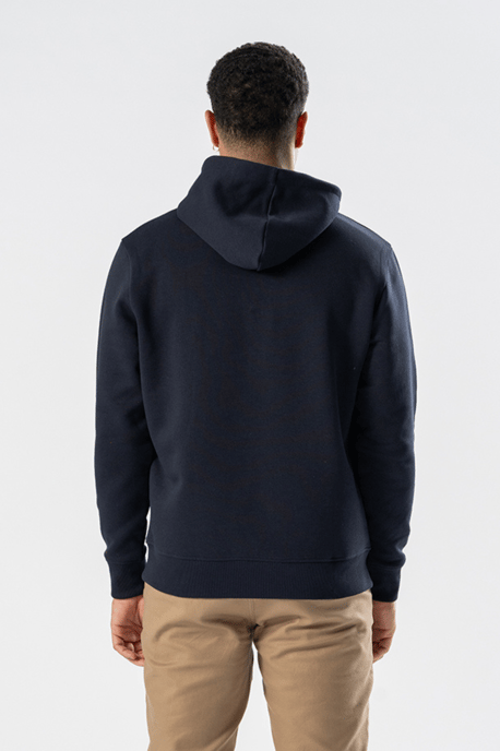 Sweatshirt-Kapuzenpullover – Marineblau - Image 2