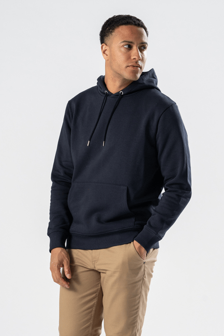 Sweatshirt-Kapuzenpullover – Marineblau - Image 3