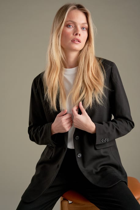 Performance-Blazer – Schwarz - Image 3