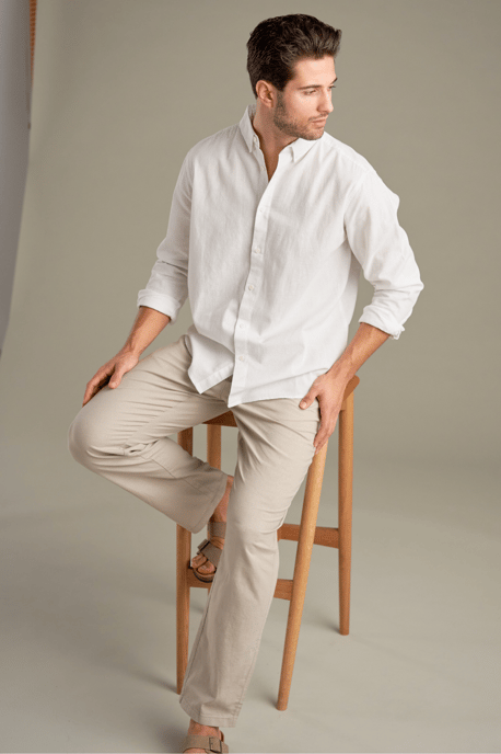 Leinenhose - Sand - Image 3