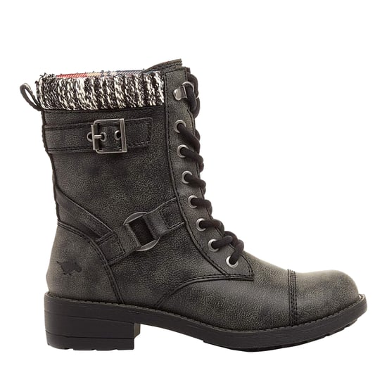 Rocket Dog Damen Bikerstiefel Thunder (Schwarz) - Image 2
