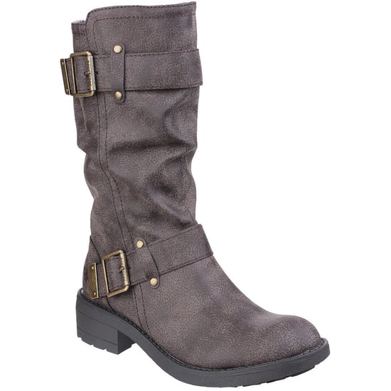 Rocket Dog Damen Kunstleder-Bikerstiefel Trumble (Braun) - Image 2