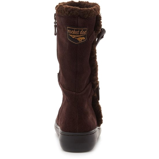 Rocket Dog - Damen Winterstiefel "Slope", Wildleder (Schokoladenbraun) - Image 2
