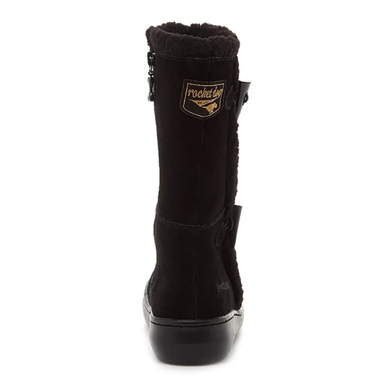 Rocket Dog - Damen Winterstiefel "Slope", Wildleder (Schwarz) - Image 2