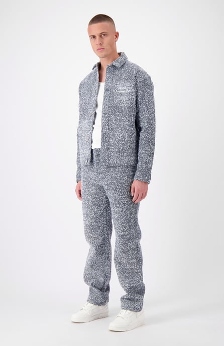 Black Bananas Boucle Carpenter Jacke, - Image 6