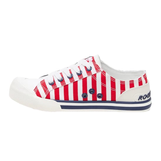 Rocket Dog - Damen Sneaker "Jazzin Spangle" (Rot/Weiß/Marineblau) - Image 2