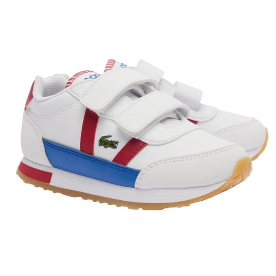 Lacoste - Kinder Sneaker "Partner" (Weiß/Rot) - Image 3