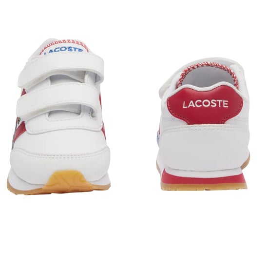 Lacoste - Kinder Sneaker "Partner" (Weiß/Rot) - Image 4