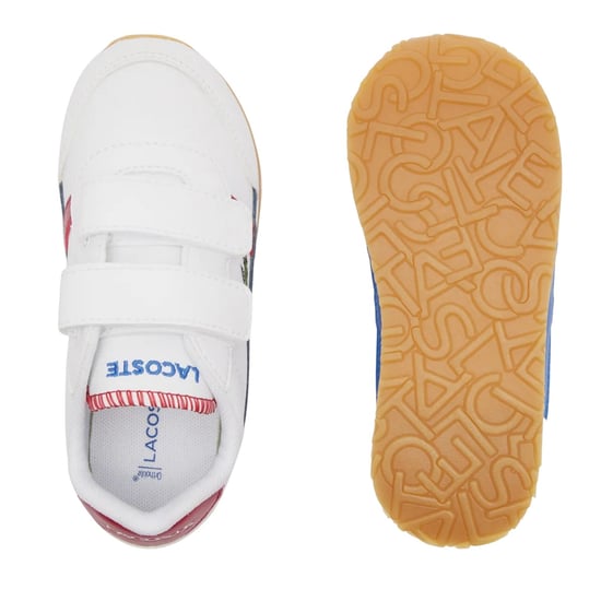 Lacoste - Kinder Sneaker "Partner" (Weiß/Rot) - Image 6