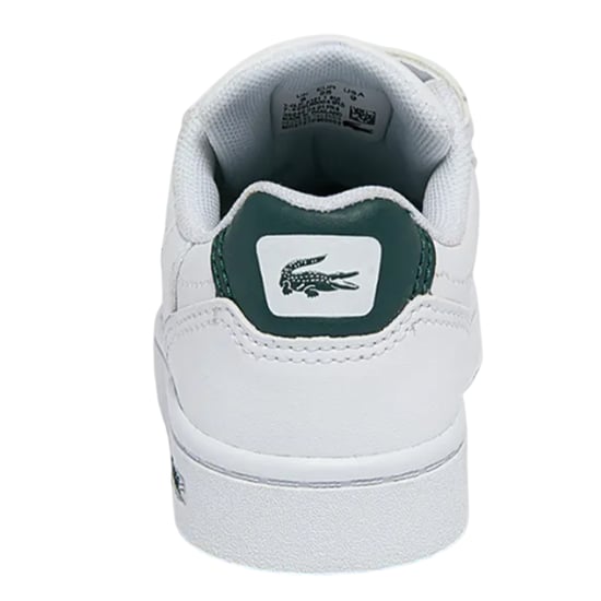 Lacoste - Kinder Sneaker "T-Clip" (Weiß/Grün) - Image 2