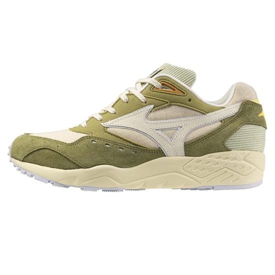 Mizuno - Herren Schuhe "Contender Sportstyle", Wildleder (Grün/Weiß) - Image 4