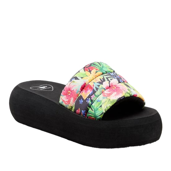 Rocket Dog - Damen Flipflops "Splash Bahama" (Schwarz/Bunt) - Image 1