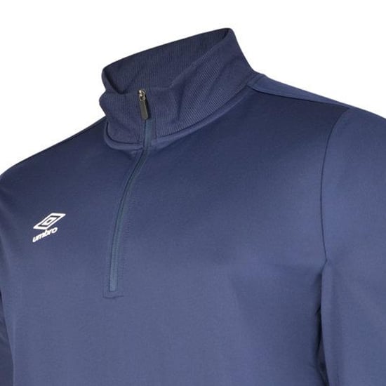 Umbro Herren Club Essential Sweatshirt mit halbem Reißverschluss (Dark Navy) - Image 3
