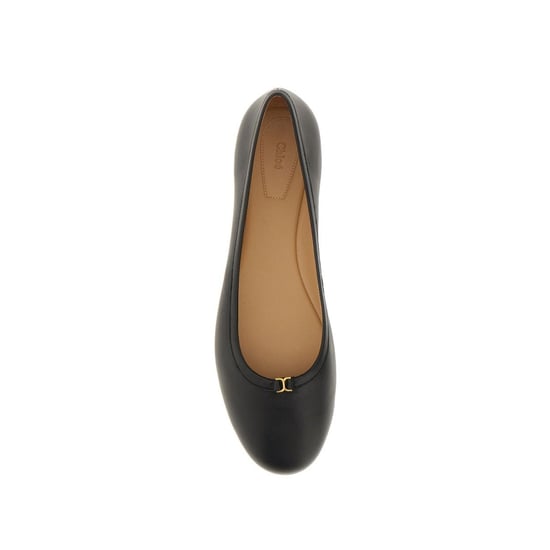 Chloé Leder Ballerina Flats - Image 3