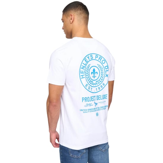 Henleys - "Henstamp" T-Shirt für Herren (Weiß) - Image 2