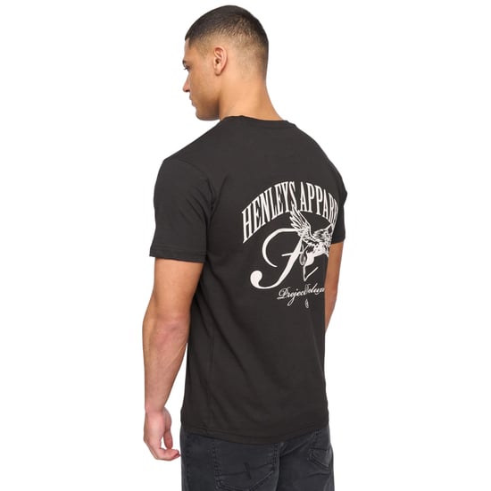 Henleys - "Henwing" T-Shirt für Herren (Schwarz) - Image 2