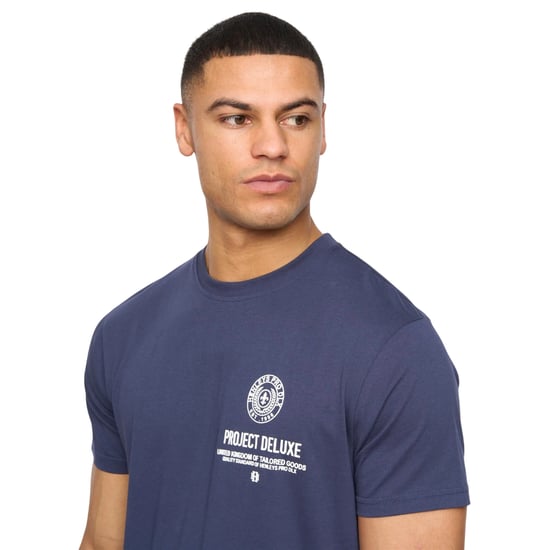 Henleys - "Henstamp" T-Shirt für Herren (Marineblau) - Image 3