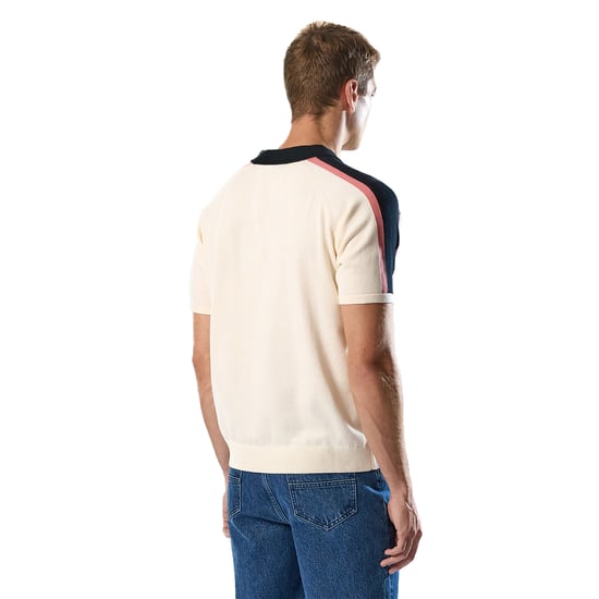 Umbro - "Palet" Poloshirt Stripes für Herren - Fußball (Weiß) - Image 2