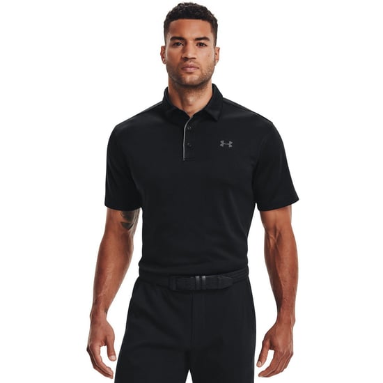 Under Armour - "Tech" Poloshirt für Herren (Schwarz/Graphit) - Image 3