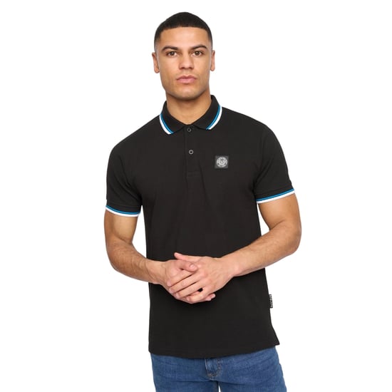 Henleys - "Henalpha" Poloshirt für Herren (Schwarz) - Image 3