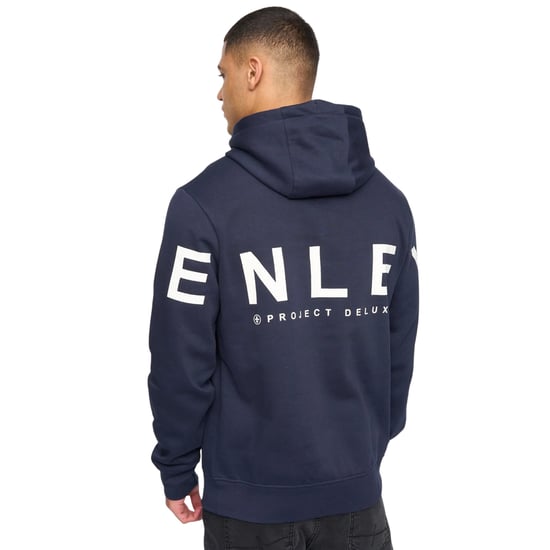 Henleys - "Hensleeve" Kapuzenpullover für Herren (Marineblau) - Image 2