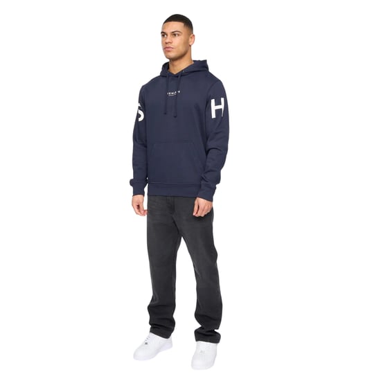 Henleys - "Hensleeve" Kapuzenpullover für Herren (Marineblau) - Image 3