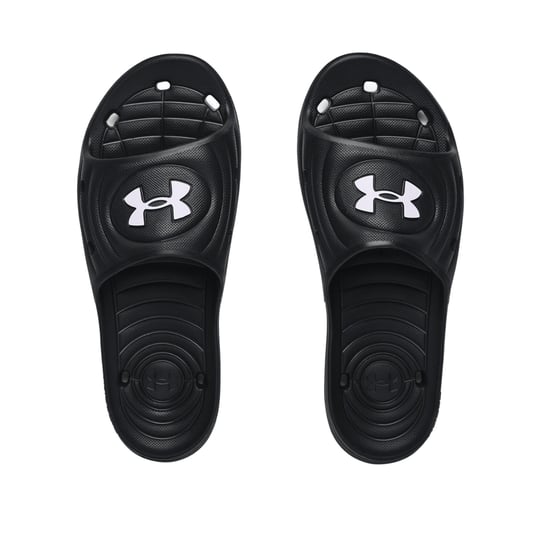 Under Armour - Herren/Damen Unisex Badesandale "Locker IV" (Schwarz/Weiß) - Image 4
