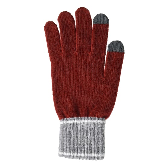 Puma - Herren/Damen Unisex Winterhandschuhe, Jerseyware (Rot/Grau meliert) - Image 2