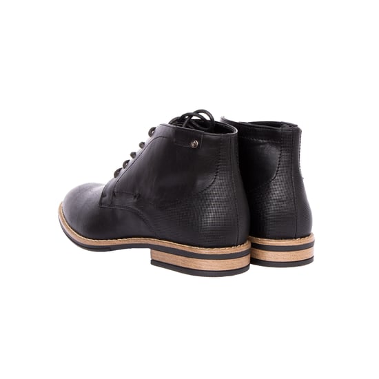 Duck and Cover - Herren Chukka-Stiefel "Glutinosa", Leder (Schwarz) - Image 2