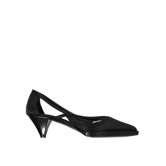 Prada 55 mm Satinpumps mit Cut-Outs - Image 3