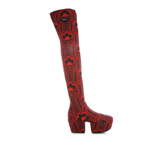 Prada Jaquard-Stiefel mit Stickerei - Image 4