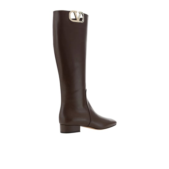 Valentino Garavani Lederstiefel mit Logo - Image 2