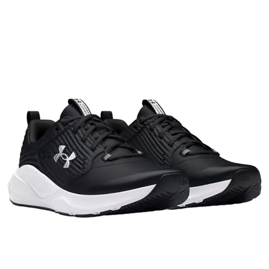 Under Armour - Herren/Damen Unisex Sneaker "Charged Commit TR4" (Schwarz/Weiß) - Image 2