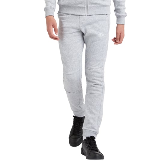 Umbro Herren Club Leisure Jogginghose (Grau meliert/Weiß) - Image 3