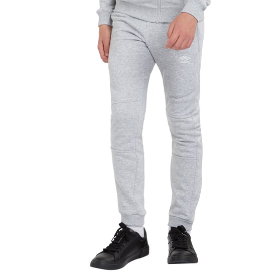 Umbro Herren Club Leisure Jogginghose (Grau meliert/Weiß) - Image 5