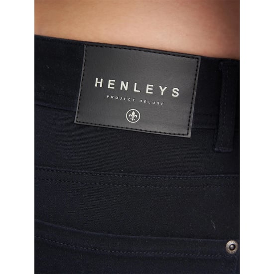 Henleys - "Visit" Chino für Herren (Schwarz) - Image 3