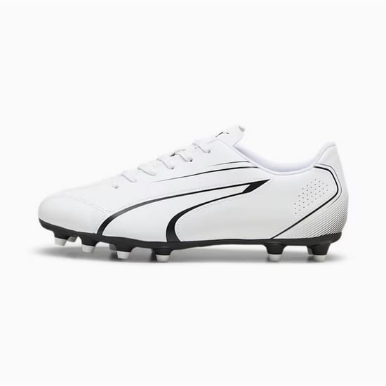 Puma - Kinder Fußball-Stiefel "Vitoria" (Weiß/Schwarz) - Image 1