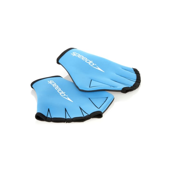 Speedo Unisex Schwimmhandschuhe für Erwachsene (Blau/Schwarz) - Image 3