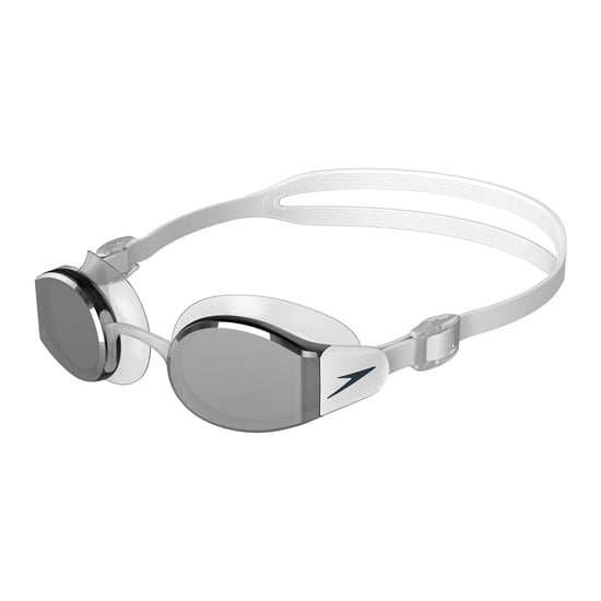 Speedo - "Mariner Pro" Schwimmbrille 2024 für Herren (Weiß/Grau) - Image 1