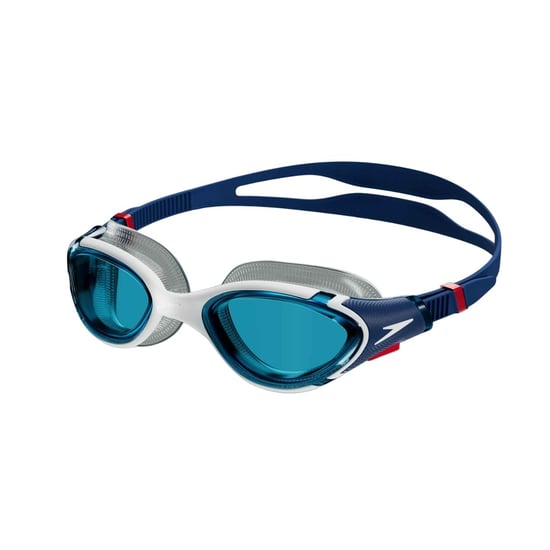 Speedo - "2.0" Passt sich dem Gesicht an Schwimmbrille für Herren/Damen Unisex (Blau/Weiß) - Image 1