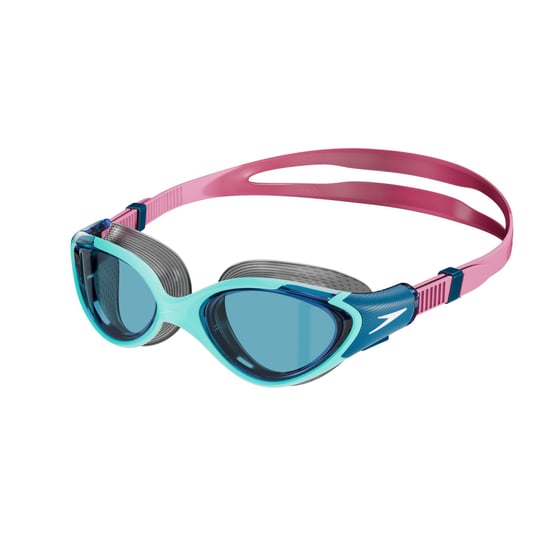 Speedo - "Biofuse 2.0" Schwimmbrille 2024 für Damen (Blau/Pink) - Image 1