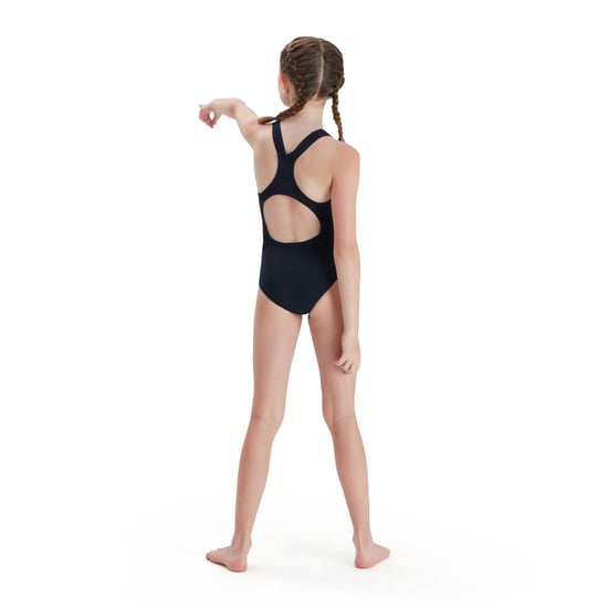Speedo - "Medalist" Badeanzug für Mädchen (Marineblau) - Image 2