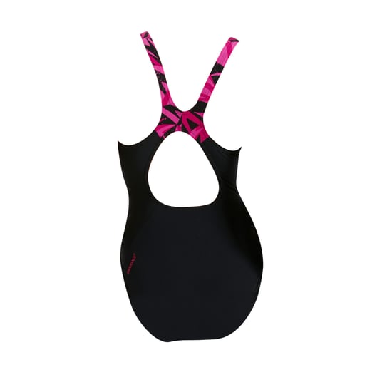 Speedo - "Hyperboom" Badeanzug für Damen (Schwarz/Pink) - Image 3
