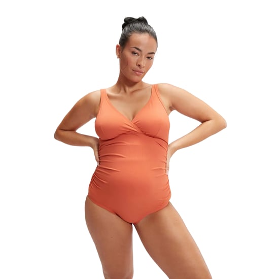 Speedo - Badeanzug V-Ausschnitt für Damen (Orange) - Image 1