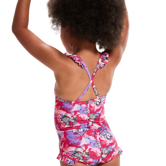 Speedo - "Learn To Swim" Badeanzug Dünner Riemen für Baby-Girls Rüschen (Pink/Violett) - Image 4