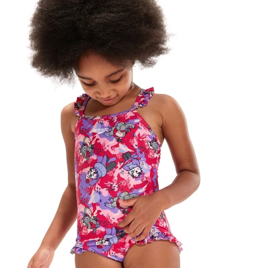 Speedo - "Learn To Swim" Badeanzug Dünner Riemen für Baby-Girls Rüschen (Pink/Violett) - Image 5