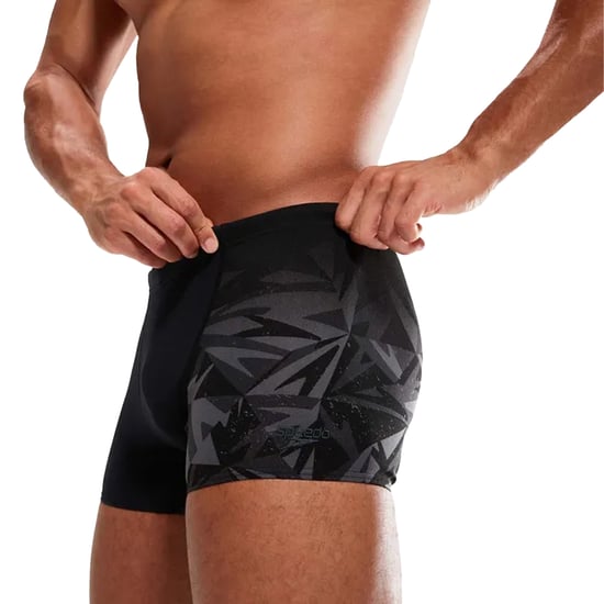 Speedo - Badeshorts V-Schnitt für Herren (Schwarz/Grau) - Image 3