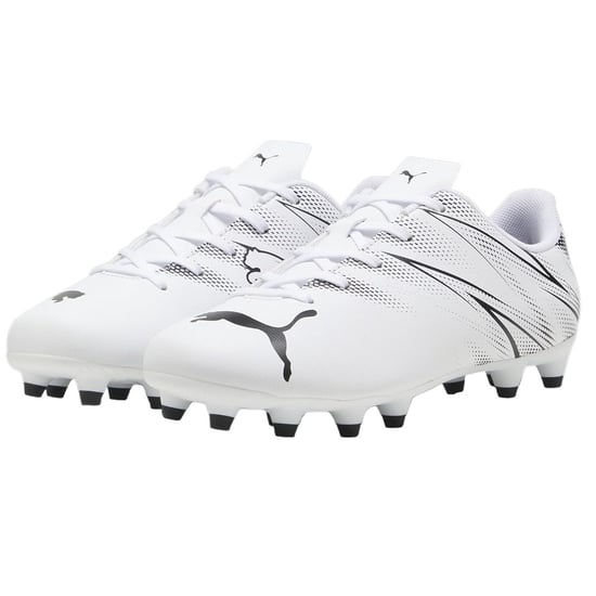 Puma - Kinder Fußball-Stiefel "Attacanto" (Weiß/Schwarz) - Image 1