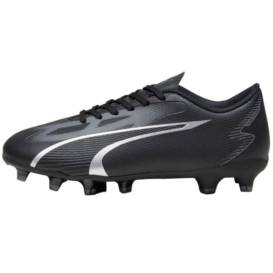 Puma Kinder Ultra Play Fußballschuhe (Schwarz/Silber) - Image 2